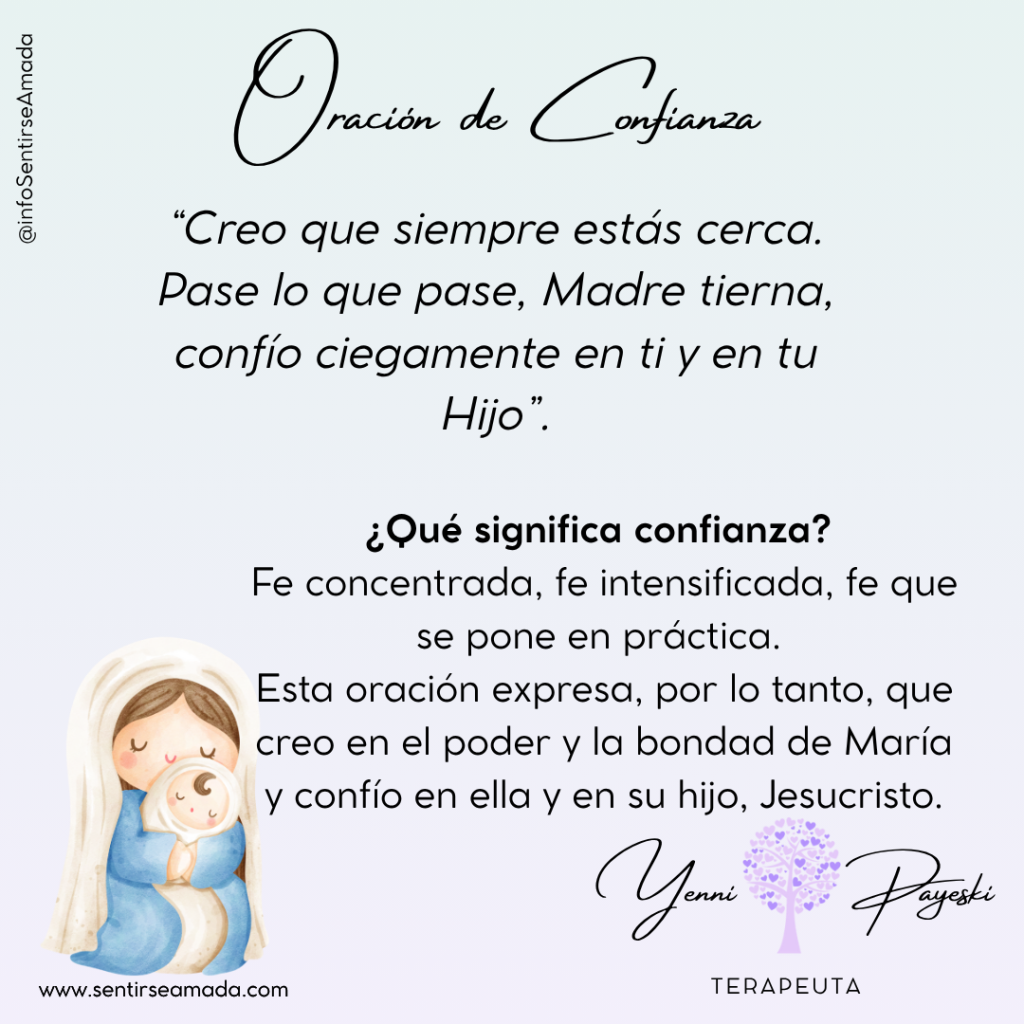 Oración de confianza